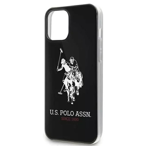 U.S. Polo Etui na telefon US Polo USHCP12LTPUHRWH do Apple iPhone 12 Pro Max czarny/black Shiny Big Logo U.S. Polo Etui na telefon US Polo USHCP12LTPUHRWH do Apple iPhone 12 Pro Max czarny/black Shiny Big Logo
