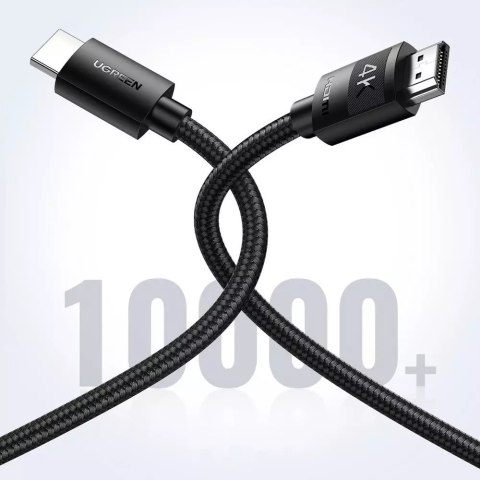 UGreen Kabel UGREEN HDMI 2.0 - HDMI 2.0 4K 3m czarny (HD119 40102) UGreen Kabel UGREEN HDMI 2.0 - HDMI 2.0 4K 3m czarny (HD119 40102)