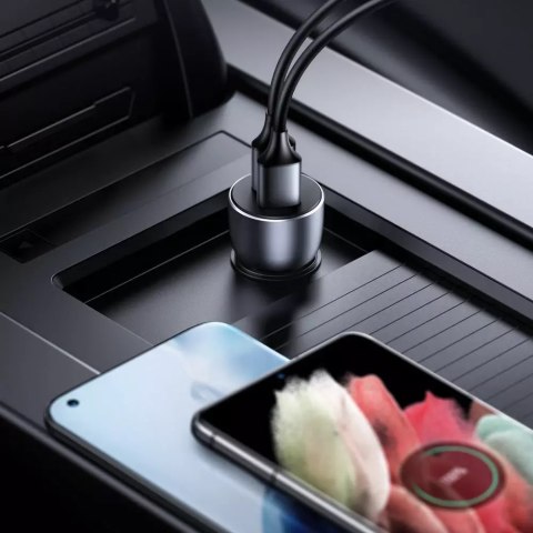 UGreen Szybka ładowarka samochodowa UGREEN 2x USB 36W Quick Charge SCP FCP AFC szary (CD213 10144) UGreen Szybka ładowarka samochodowa UGREEN 2x USB 36W Quick Charge SCP FCP AFC szary (CD213 10144)