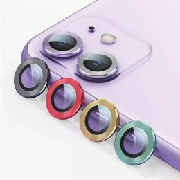 Usams Osłona aparatów USAMS Camera Lens Glass do iPhone 11 Pro metal ringr BH571JTT03 (US-BH571) srebrny/silve