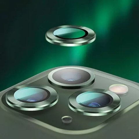 Usams Osłona aparatów USAMS Camera Lens Glass do iPhone 11 Pro metal ringr BH571JTT03 (US-BH571) srebrny/silve Usams Osłona aparatów USAMS Camera Lens Glass do iPhone 11 Pro metal ringr BH571JTT03 (US-BH571) srebrny/silve