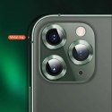 Usams Osłona aparatów USAMS Camera Lens Glass do iPhone 11 Pro metal ringr BH571JTT03 (US-BH571) srebrny/silve