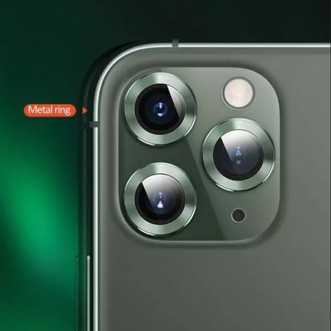 Usams Osłona aparatów USAMS Camera Lens Glass do iPhone 11 Pro metal ringr BH571JTT03 (US-BH571) srebrny/silve Usams Osłona aparatów USAMS Camera Lens Glass do iPhone 11 Pro metal ringr BH571JTT03 (US-BH571) srebrny/silve