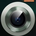 Usams Osłona aparatów USAMS Camera Lens Glass do iPhone 11 Pro metal ringr BH571JTT03 (US-BH571) srebrny/silve
