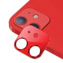 Usams Osłona obiektywu USAMS Camera Lens Glass do iPhone 12 metal BH703JTT03 (US-BH703) czerwony/red