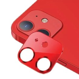 Usams Osłona obiektywu USAMS Camera Lens Glass do iPhone 12 metal BH703JTT03 (US-BH703) czerwony/red