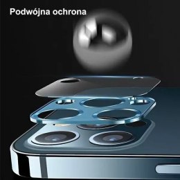 Usams Osłona obiektywu USAMS Camera Lens Glass iPhone do 12 mini metalBH706JTT04 (US-BH706) zielony/green