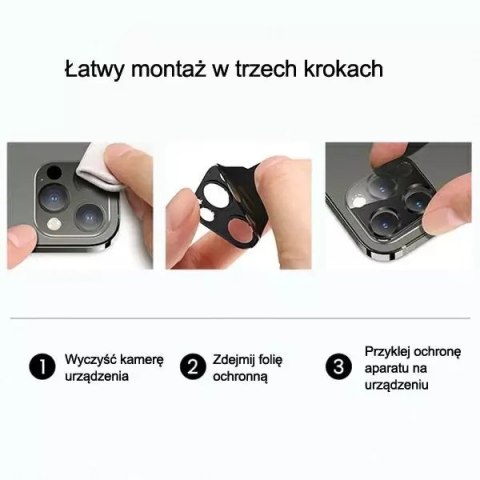 Usams Osłona obiektywu USAMS Camera Lens Glass iPhone do 12 mini metalBH706JTT04 (US-BH706) zielony/green Usams Osłona obiektywu USAMS Camera Lens Glass iPhone do 12 mini metalBH706JTT04 (US-BH706) zielony/green