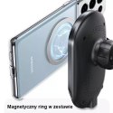 Usams Uchwyt samochodowy do telefonu indukcyjny USAMS Magnetyczny Wireless Charging 15W do kratki went. CD182ZJ01 (US-CD182) czarny/bl