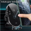 Usams Uchwyt samochodowy do telefonu indukcyjny USAMS US-CD132 15W Automatic do kratki went. CD132ZJ01 czarny/black