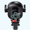 Usams Uchwyt samochodowy do telefonu indukcyjny USAMS US-CD132 15W Automatic do kratki went. CD132ZJ01 czarny/black
