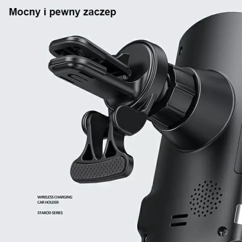 Usams Uchwyt samochodowy do telefonu indukcyjny USAMS US-CD133 10W Automatic do kratki went. Starod CD133ZJ02 zielony/green Usams Uchwyt samochodowy do telefonu indukcyjny USAMS US-CD133 10W Automatic do kratki went. Starod CD133ZJ02 zielony/green