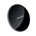 Awei AWEI ładowarka indukcyjna W8 10W czarny/black