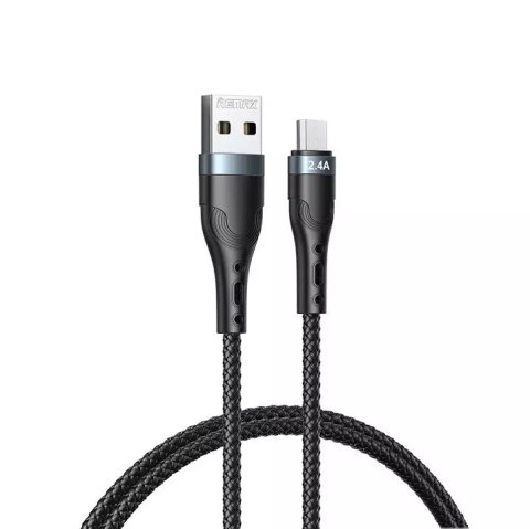 Remax Remax kabel USB - micro USB do ładowania i transmisji danych 2,4A 1m czarny (RC-C006) Remax Remax kabel USB - micro USB do ładowania i transmisji danych 2,4A 1m czarny (RC-C006)