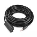 UGreen Kabel UGREEN aktywny przedłużacz USB 2.0 480 Mbps 5 m czarny (US121 10319)