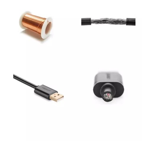 UGreen Kabel UGREEN aktywny przedłużacz USB 2.0 480 Mbps 5 m czarny (US121 10319) UGreen Kabel UGREEN aktywny przedłużacz USB 2.0 480 Mbps 5 m czarny (US121 10319)
