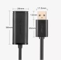 UGreen Kabel UGREEN aktywny przedłużacz USB 2.0 480 Mbps 5 m czarny (US121 10319)
