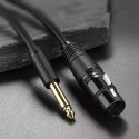 UGreen Ugreen kabel audio przewód mikrofonowy do mikrofonu XLR (żeński) - 6,35 mm jack (męski) 3 m (AV131)
