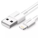 UGreen Ugreen kabel przewód USB - Lightning MFI 2m 2,4A biały (20730)