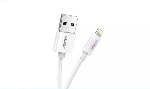 UGreen Ugreen kabel przewód USB - Lightning MFI 2m 2,4A biały (20730) UGreen Ugreen kabel przewód USB - Lightning MFI 2m 2,4A biały (20730)