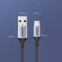 UGreen Ugreen kabel przewód USB - micro USB 1m szary (60146)