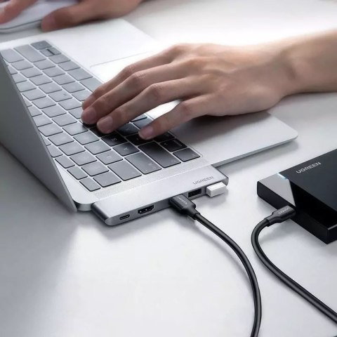 UGreen Wielofunkcyjny HUB UGREEN 2x USB Typ C na USB Typ C PD (Thunderbolt 3, 100W, 4K@60 Hz, 10 Gbps) / HDMI 4K@30 Hz / 3x USB 3.0 do UGreen Wielofunkcyjny HUB UGREEN 2x USB Typ C na USB Typ C PD (Thunderbolt 3, 100W, 4K@60 Hz, 10 Gbps) / HDMI 4K@30 Hz / 3x USB 3.0 do