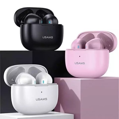 Usams Słuchawki Bluetooth 5.2 USAMS TWS NX10 Series Dual mic bezprzewodowe czarny/black BHUNX01 Usams Słuchawki Bluetooth 5.2 USAMS TWS NX10 Series Dual mic bezprzewodowe czarny/black BHUNX01