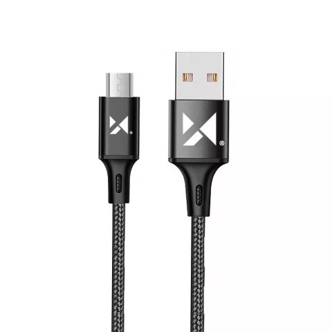 Wozinsky Wozinsky kabel przewód USB - microUSB 2,4A 1m czarny (WUC-M1B) Wozinsky Wozinsky kabel przewód USB - microUSB 2,4A 1m czarny (WUC-M1B)