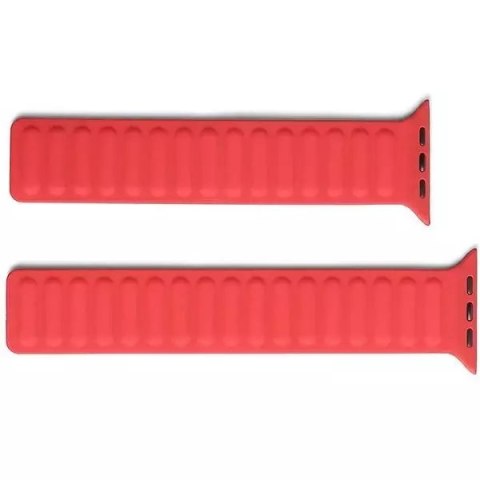 Beline Beline pasek Apple Watch Magnetic 42/44/45/49mm czerwony /red Beline Beline pasek Apple Watch Magnetic 42/44/45/49mm czerwony /red