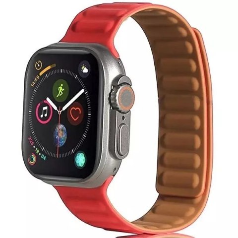 Beline Beline pasek Apple Watch Magnetic 42/44/45/49mm czerwony /red Beline Beline pasek Apple Watch Magnetic 42/44/45/49mm czerwony /red