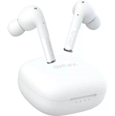 DeFunc Słuchawki Bluetooth 5.2 DeFunc True Entertainment bezprzewodowe białe/white 71534