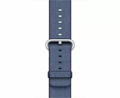Marka niezdefiniowana Pasek Apple Watch MPW82ZM/A 42/44/45mm Woven Nylon Band granatowy/navy Marka niezdefiniowana Pasek Apple Watch MPW82ZM/A 42/44/45mm Woven Nylon Band granatowy/navy