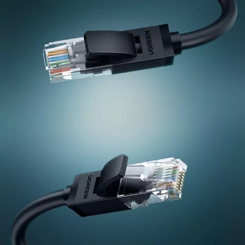 UGreen Płaski kabel sieciowy UGREEN LAN Ethernet Cat. 6 8m czarny (NW102) UGreen Płaski kabel sieciowy UGREEN LAN Ethernet Cat. 6 8m czarny (NW102)