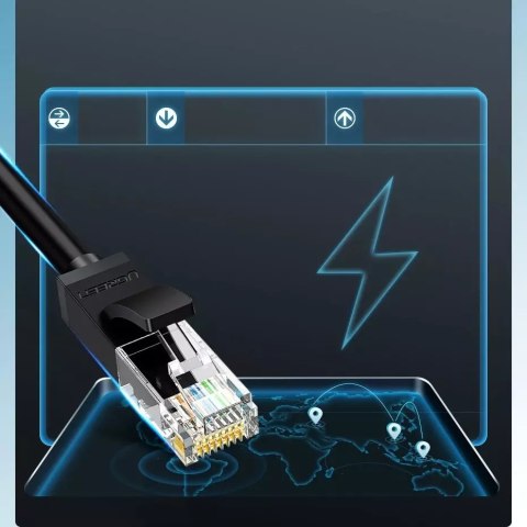 UGreen Ugreen kabel przewód internetowy sieciowy Ethernet patchcord RJ45 Cat 6 UTP 1000Mbps 2m czarny (20160) UGreen Ugreen kabel przewód internetowy sieciowy Ethernet patchcord RJ45 Cat 6 UTP 1000Mbps 2m czarny (20160)