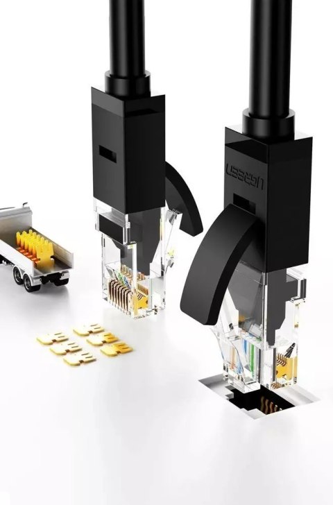 UGreen Ugreen kabel przewód internetowy sieciowy Ethernet patchcord RJ45 Cat 6 UTP 1000Mbps 2m czarny (20160) UGreen Ugreen kabel przewód internetowy sieciowy Ethernet patchcord RJ45 Cat 6 UTP 1000Mbps 2m czarny (20160)