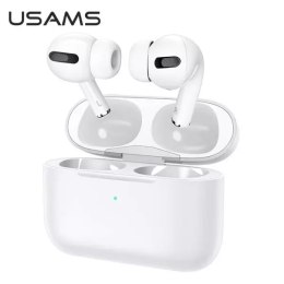 Usams Słuchawki Bluetooth 5.0 USAMS TWS Emall Series bezprzewodowe biały/white BHUYM01 (US-YM001)
