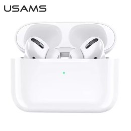 Usams Słuchawki Bluetooth 5.0 USAMS TWS Emall Series bezprzewodowe biały/white BHUYM01 (US-YM001)