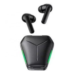 Usams Słuchawki Bluetooth 5.0 USAMS TWS JY series Gaming earbuds bezprzewodowe czarny/black BHUJY01