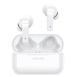 Usams Słuchawki Bluetooth 5.0 USAMS TWS LY series ANC bezprzewodowe biały/white BHULY06