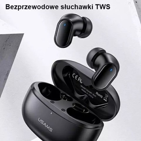 Usams Słuchawki Bluetooth 5.1 USAMS TWS BH series bezprzewodowe czerwony/red BHUBH03 Usams Słuchawki Bluetooth 5.1 USAMS TWS BH series bezprzewodowe czerwony/red BHUBH03