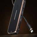 Usams USAMS Adapter HUB 3xUSB + USB-C + HDMI czarny/black SJ578HUB01 (US-SJ578)