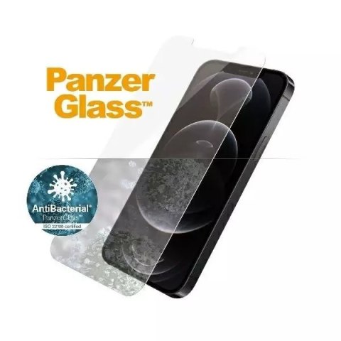 PanzerGlass Szkło PanzerGlass Pro Standard Super+ do iPhone 12/12 Pro Antibacterial PanzerGlass Szkło PanzerGlass Pro Standard Super+ do iPhone 12/12 Pro Antibacterial