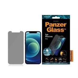 PanzerGlass Szkło PanzerGlass Standard Super+ do iPhone 12 Mini Privacy Antibacterial