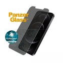PanzerGlass Szkło PanzerGlass Standard Super+ do iPhone 12/12 Pro Privacy Antibacterial