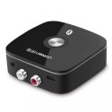 UGreen Adapter UGREEN odbiornik Bluetooth 5.1 aptX 2RCA / 3,5 mm mini jack czarny (40759)