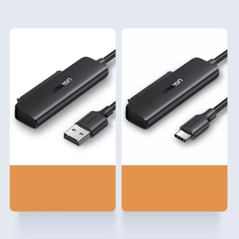 UGreen Adapter UGREEN przejściówka dysku HDD SSD 2,5'' SATA III 3.0 - USB 3.2 Gen 1 (SuperSpeed USB 5 Gbps) czarny (70609 CM321) UGreen Adapter UGREEN przejściówka dysku HDD SSD 2,5'' SATA III 3.0 - USB 3.2 Gen 1 (SuperSpeed USB 5 Gbps) czarny (70609 CM321)