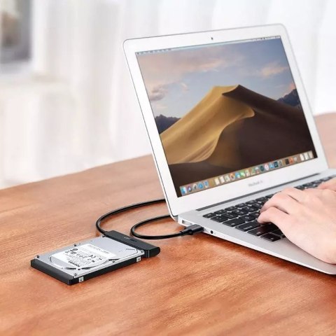 UGreen Adapter UGREEN przejściówka dysku HDD SSD 2,5'' SATA III 3.0 - USB 3.2 Gen 1 (SuperSpeed USB 5 Gbps) czarny (70609 CM321) UGreen Adapter UGREEN przejściówka dysku HDD SSD 2,5'' SATA III 3.0 - USB 3.2 Gen 1 (SuperSpeed USB 5 Gbps) czarny (70609 CM321)
