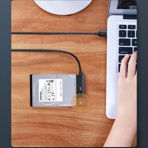 UGreen Adapter UGREEN przejściówka dysku HDD SSD 2,5'' SATA III 3.0 - USB 3.2 Gen 1 (SuperSpeed USB 5 Gbps) czarny (70609 CM321) UGreen Adapter UGREEN przejściówka dysku HDD SSD 2,5'' SATA III 3.0 - USB 3.2 Gen 1 (SuperSpeed USB 5 Gbps) czarny (70609 CM321)