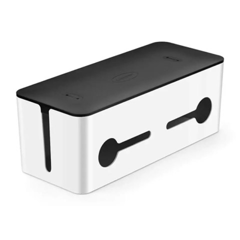 UGreen Organizer do kabli UGREEN pudełko pojemnik na listwy L 42,5x17,5x15,5cm czarno-biały (LP110) UGreen Organizer do kabli UGREEN pudełko pojemnik na listwy L 42,5x17,5x15,5cm czarno-biały (LP110)