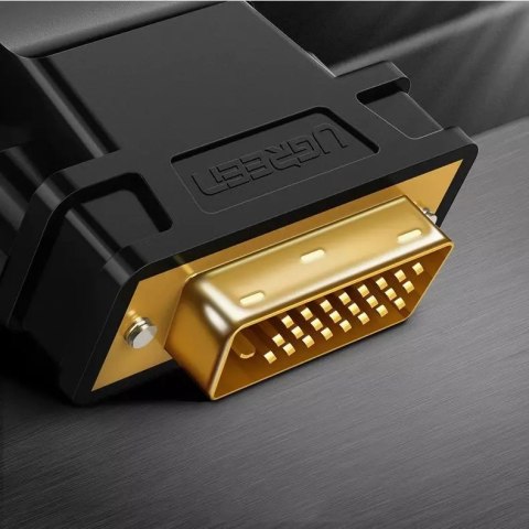 UGreen Przejściówka UGREEN HDMI (żeński) - DVI 24+1 (męski) FHD 60 Hz czarny (20124) UGreen Przejściówka UGREEN HDMI (żeński) - DVI 24+1 (męski) FHD 60 Hz czarny (20124)